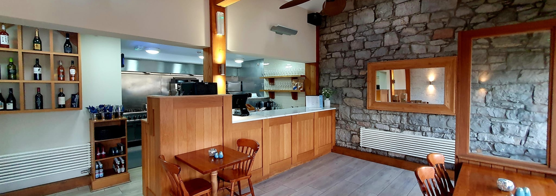 Inside Tides Cafe Bistro in