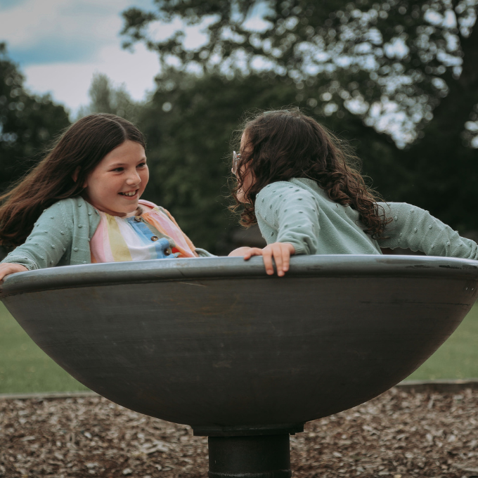 valley view children playing on playground