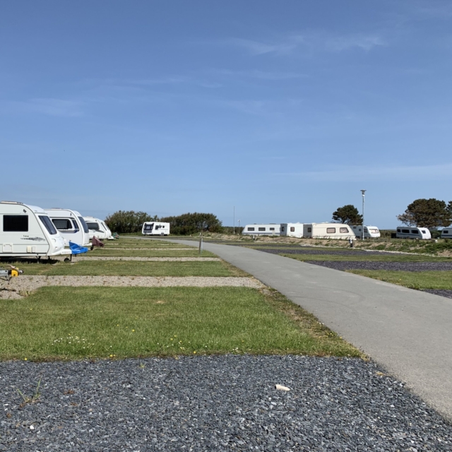 Spacious touring pitches!