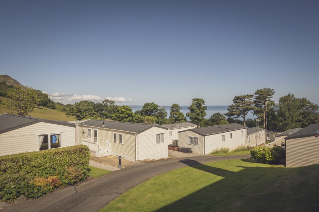 Conwy caravan park holiday homes with sea views in North Wales