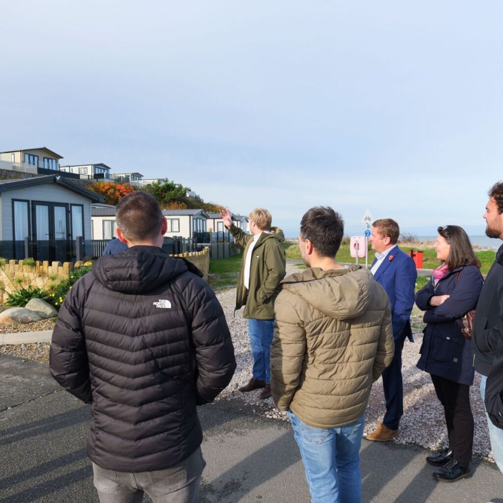 Next Generation Network group touring The Beach Caravan Park